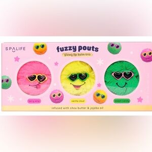 Spalife Fuzzy Pouts Glowy Lip Balm Trio